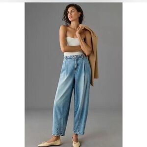 NWOT Anthropologie Pilcro Barrel Leg Jeans nwot